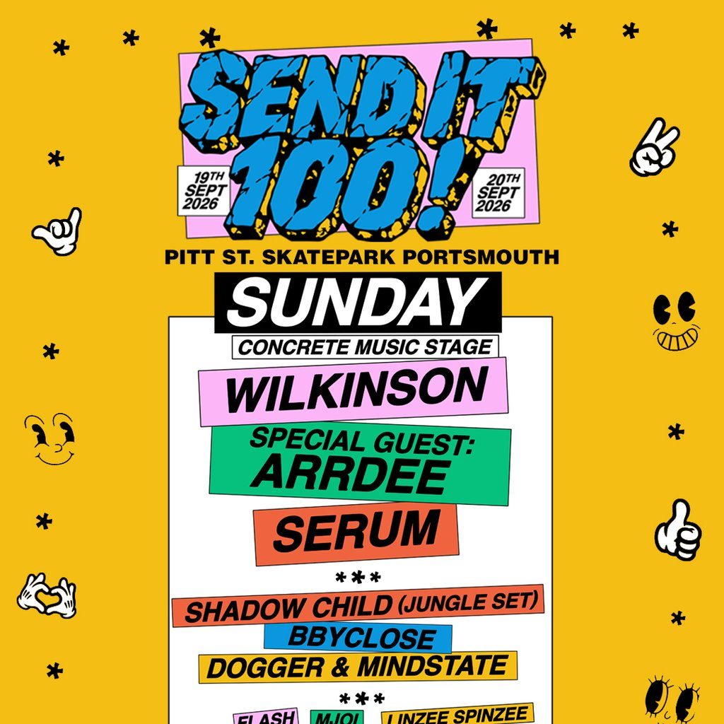 Flyer for Portsmouth's biggest ever DnB Rave