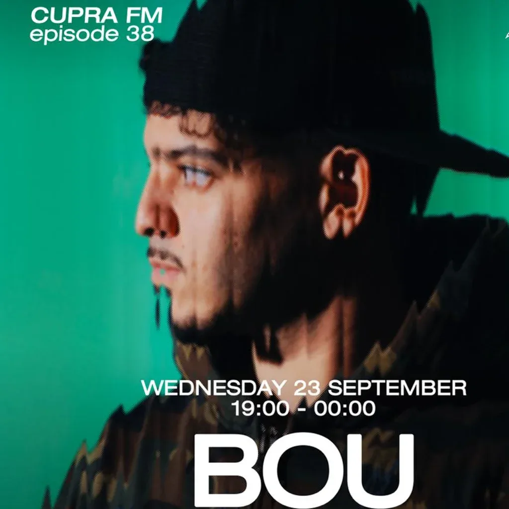 Flyer for CUPRA FM x GOSSIP presents: BOU / FRICTION / AMPLIFY / EKSMAN
