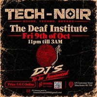 Flyer for Tech-noir
