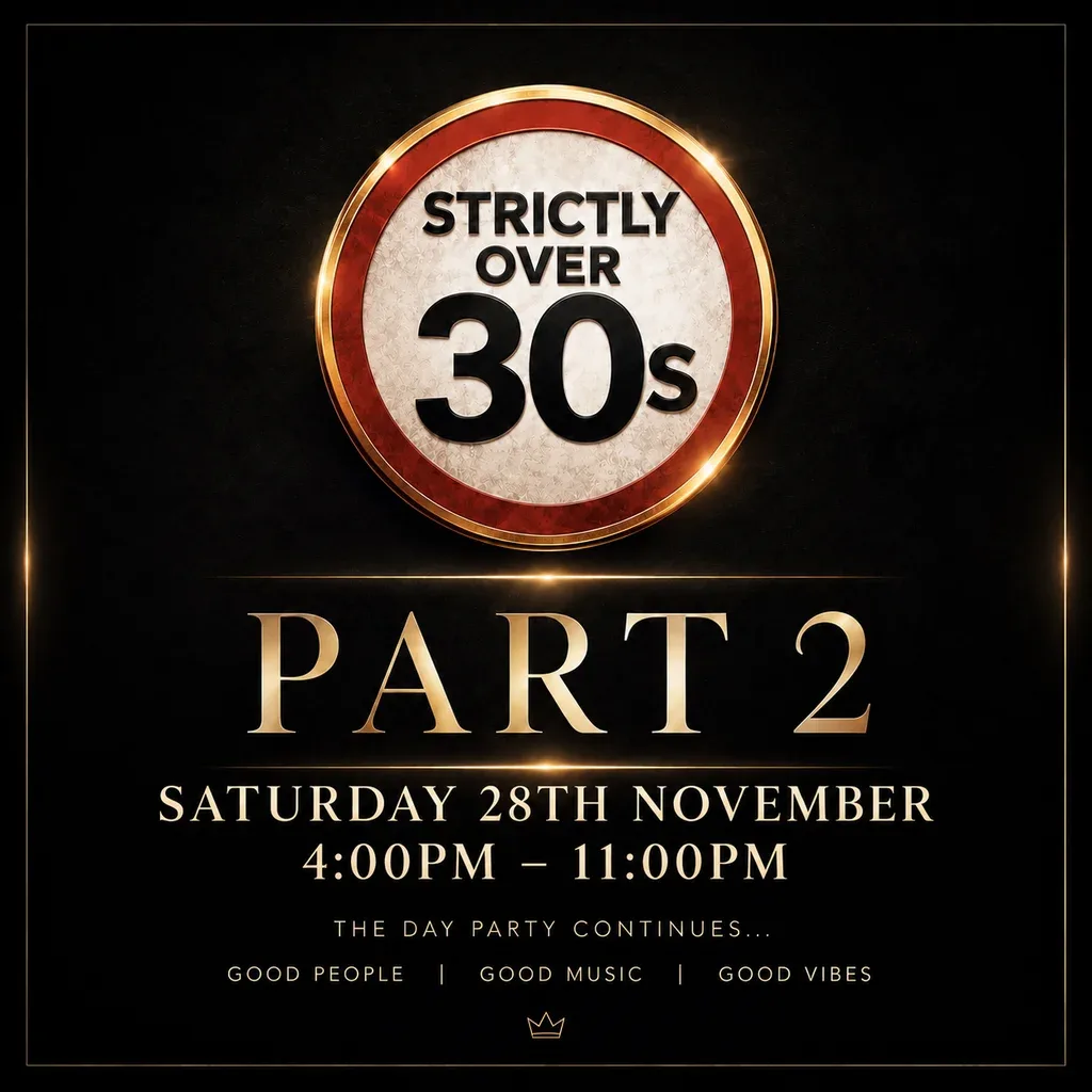 Flyer for Strictly over 30s