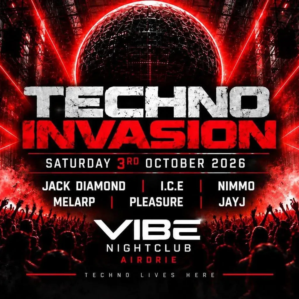 Flyer for Techno Invasion