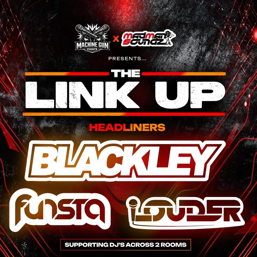 Flyer for Machine Gun Events // Madman Soundz