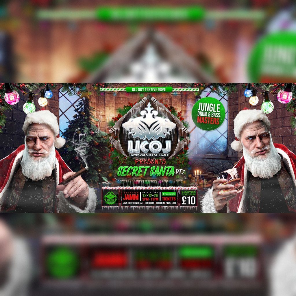 Flyer for UCOJ: Secret Santa part II
