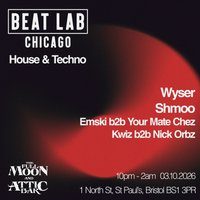 Flyer for Beat Lab Chicago Presents: Shmoo & Wyser