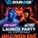 Flyer for Soundbox Launch Party