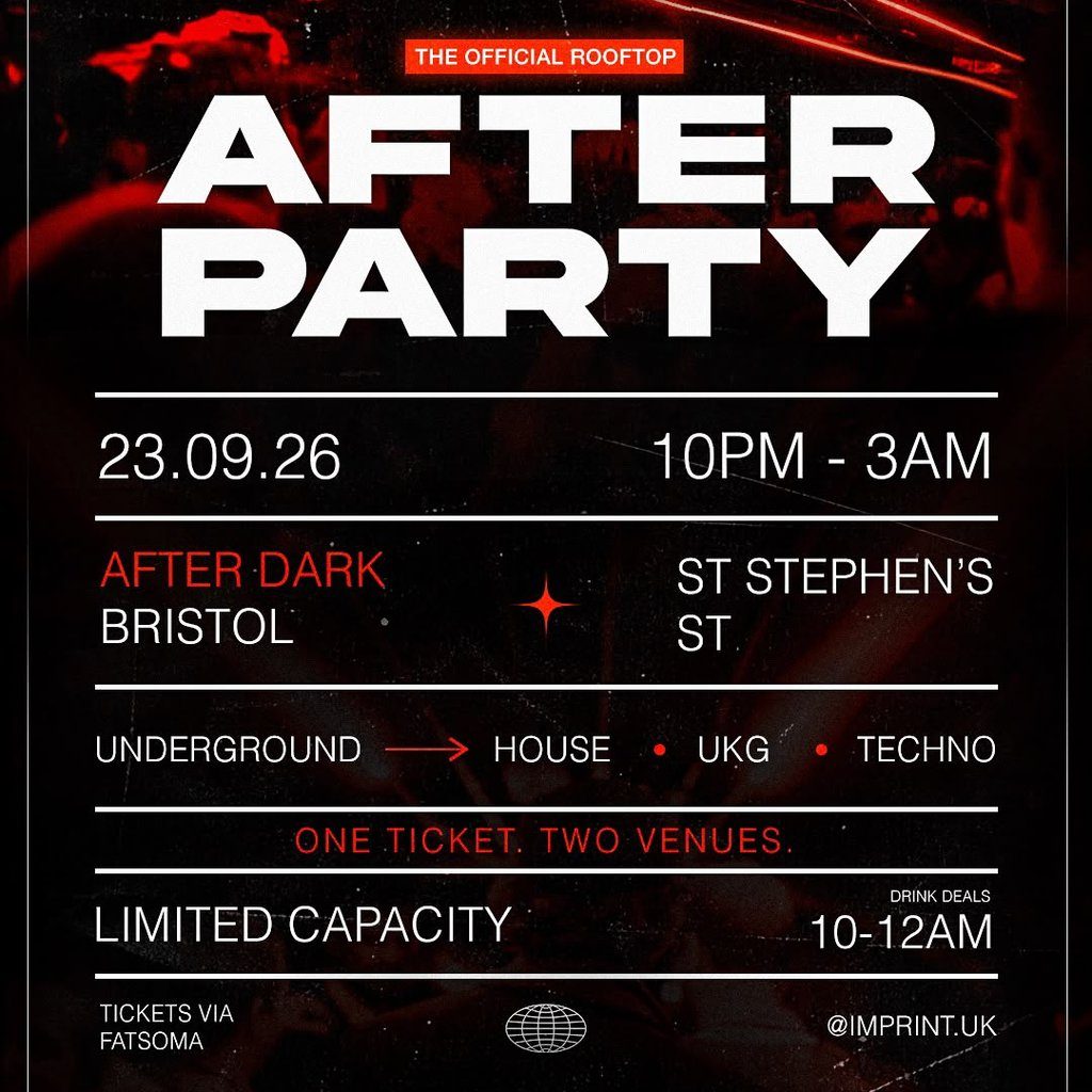 Flyer for Imprint Presents: 360 Rooftop Party (Afterparty)