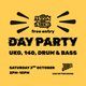 Flyer for Full Moon Day Party: UKG, 140, DRUM & BASS