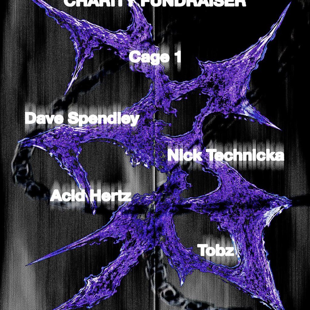 Flyer for Underground Techno Society (festival fundraiser)