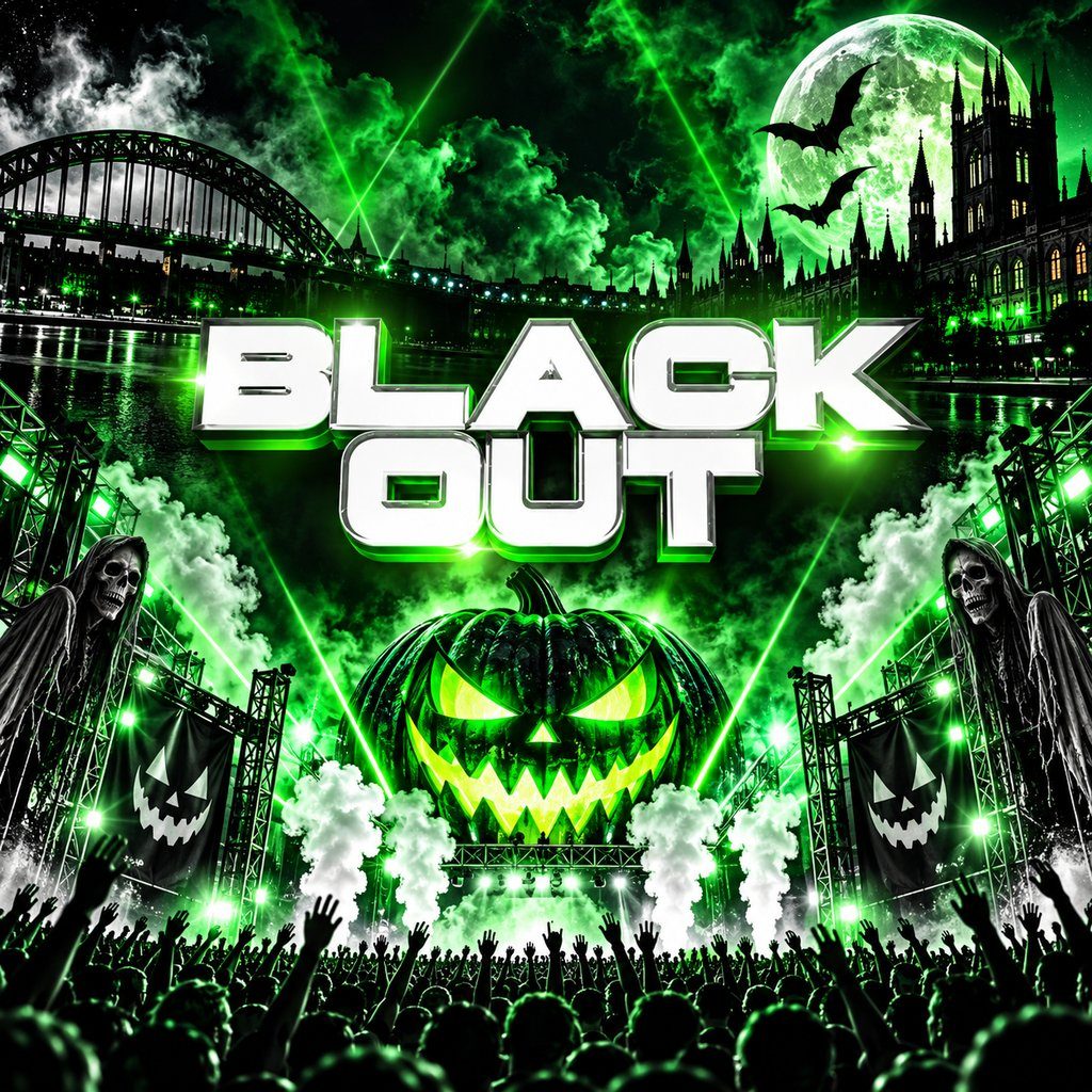 Flyer for Blackout Under 18s Newcastle