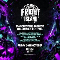Flyer for Fright Island - Friday 30th October - Freight Island