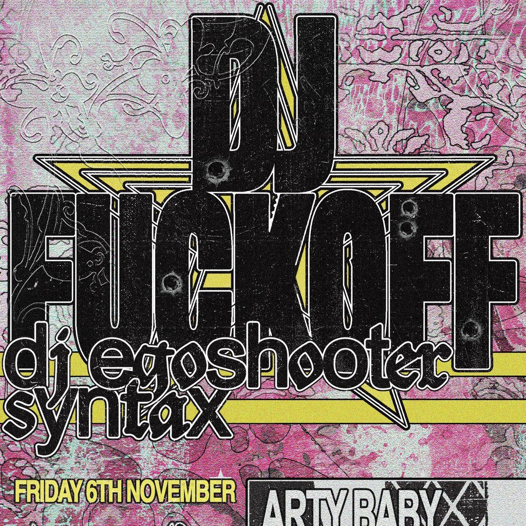 Flyer for Queers For Beers x FORGE = DJ Fuckoff, dj egoshooter, SYNTAX