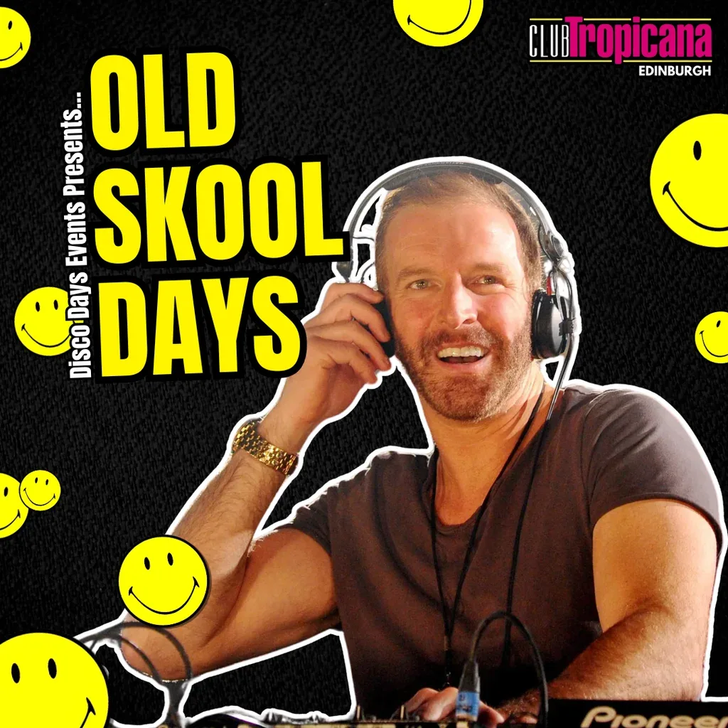 Flyer for Old Skool Days ft GBX Anthems with George Bowie!