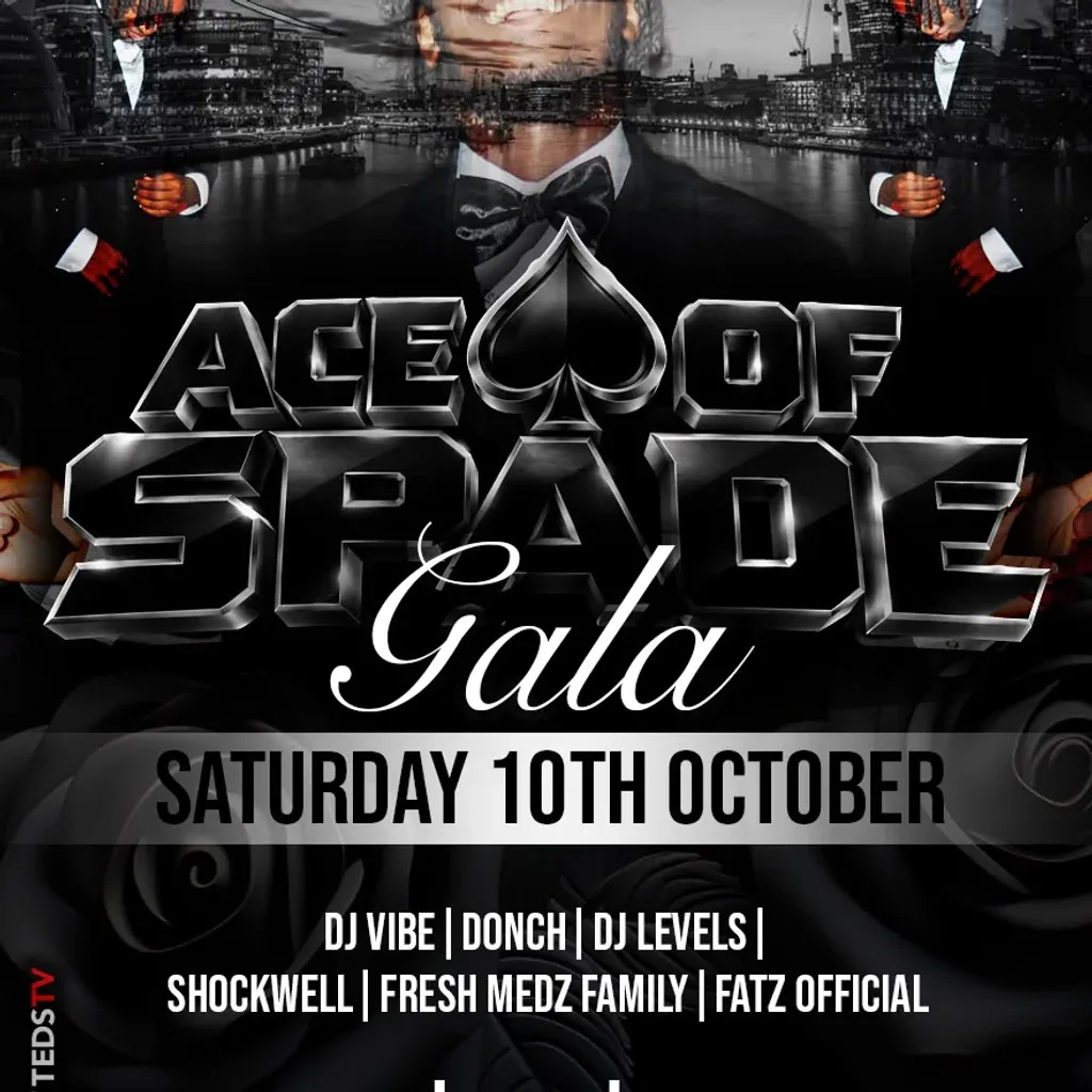 Flyer for ACE OF SPADE - DJ Spade's birthday special