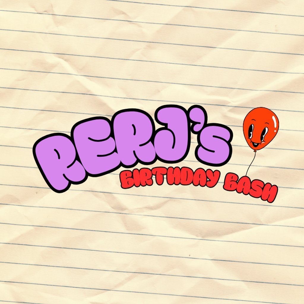 Flyer for Rerj's Birthday Bash - 4th October (FREE)