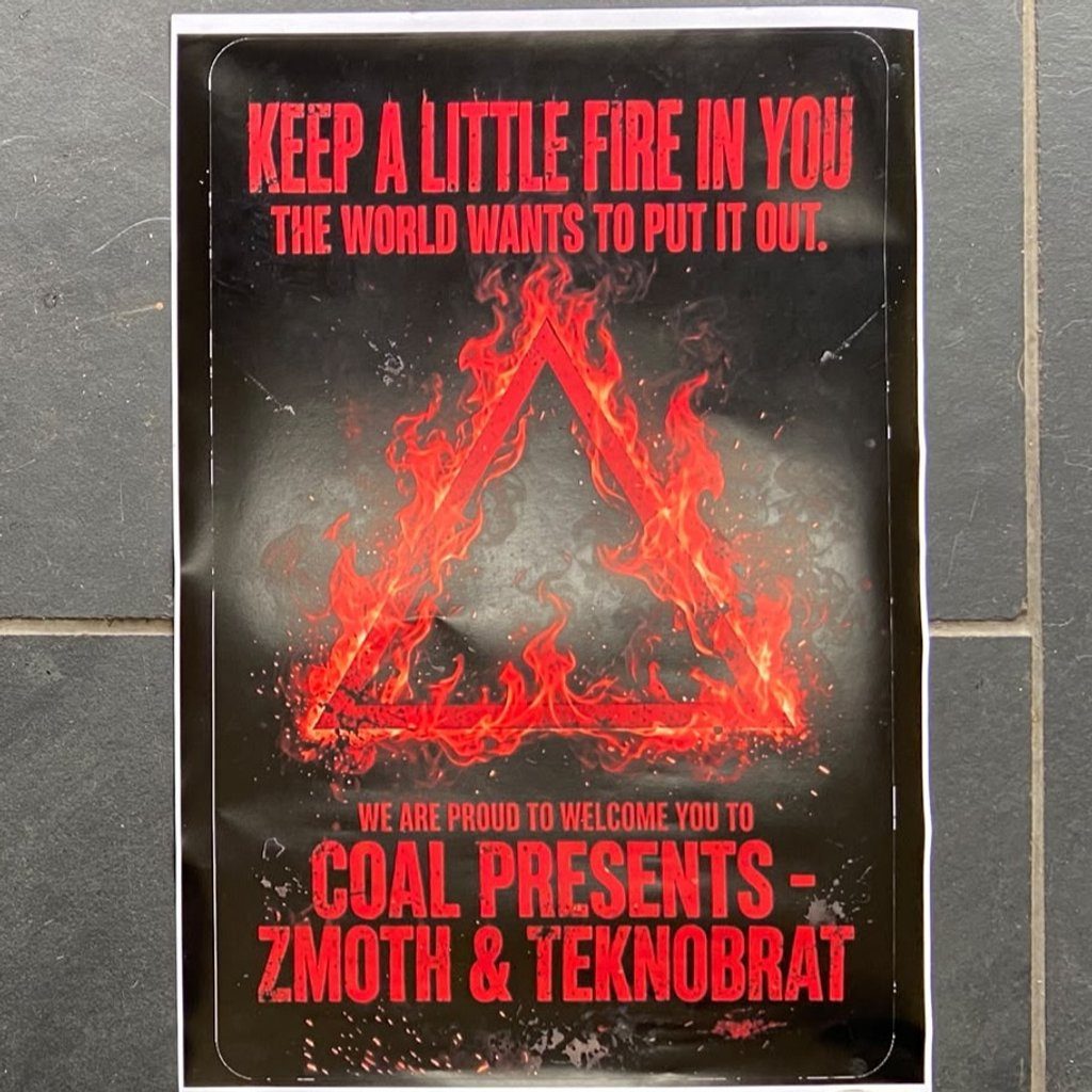 Flyer for Coal Presents