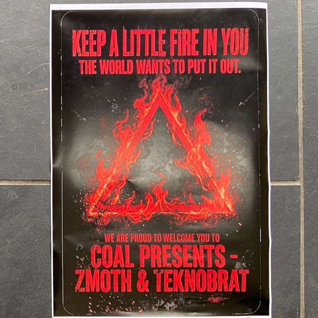 Flyer for Coal Presents
