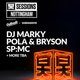 Flyer for Shogun Sessions: DJ MARKY, POLA & BRYSON