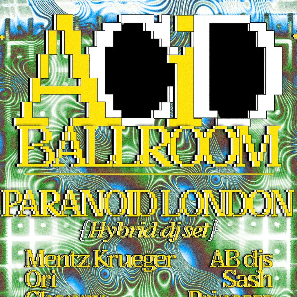 Flyer for Acid Ballroom presents: Paranoid London