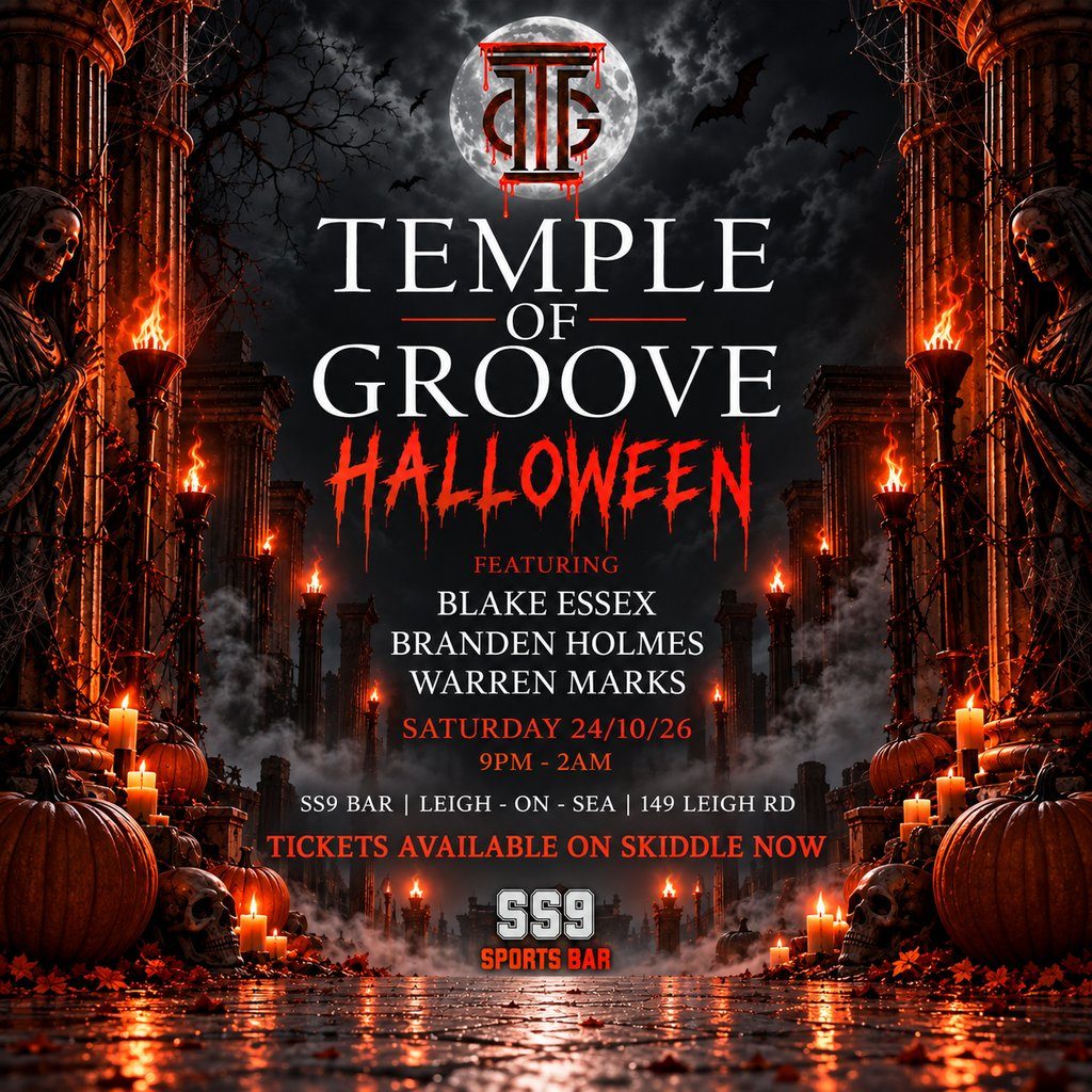 Flyer for Temple Of Groove: Halloween