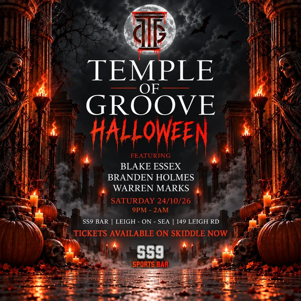 Flyer for Temple Of Groove: Halloween