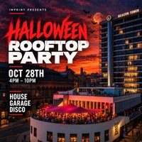 Flyer for Halloween Rooftop Party (Imprint)