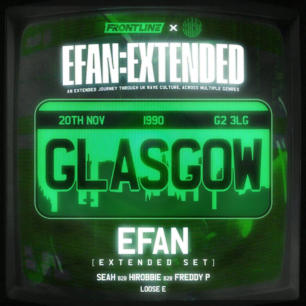 Flyer for EFAN:Extended [Glasgow]