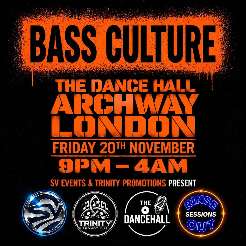 Flyer for Bass Culture