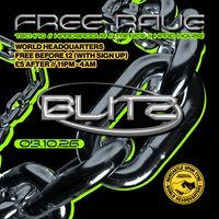 Flyer for BLITZ - Techno/Hardgroove/Trance/Hard Dance - FREE RAVE
