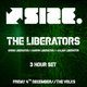 Flyer for SiZE - Chris Liberator//Aaron Liberator//Julian Liberator
