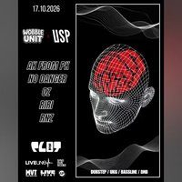 Flyer for Wobble Unit x USP Events