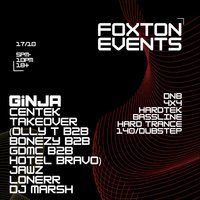 Flyer for Foxton Takeover at Bar Iguana