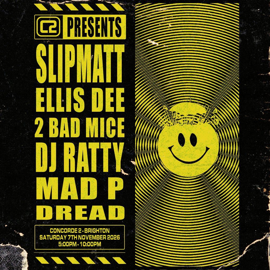Flyer for Slipmatt, Ellis Dee, 2 Bad Mice & DJ Ratty