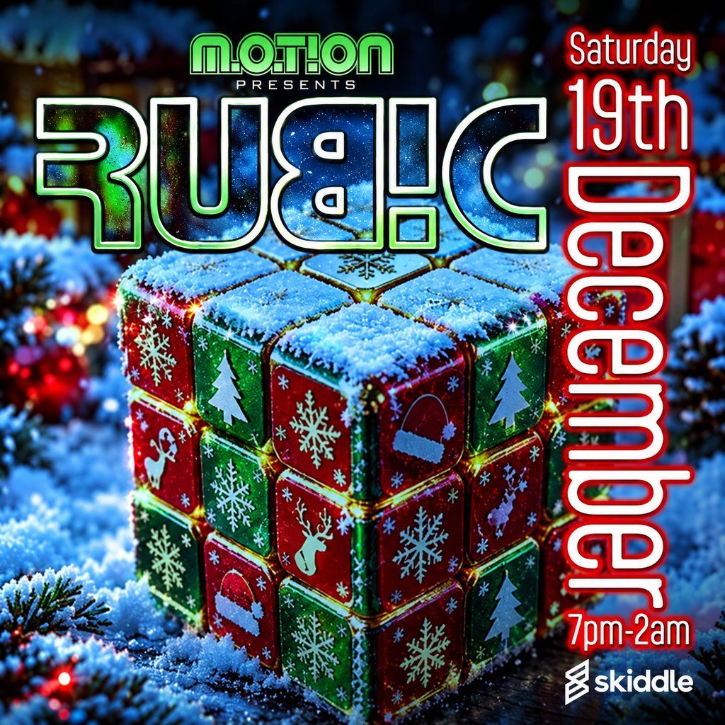 Flyer for Rubic The Xmas Party