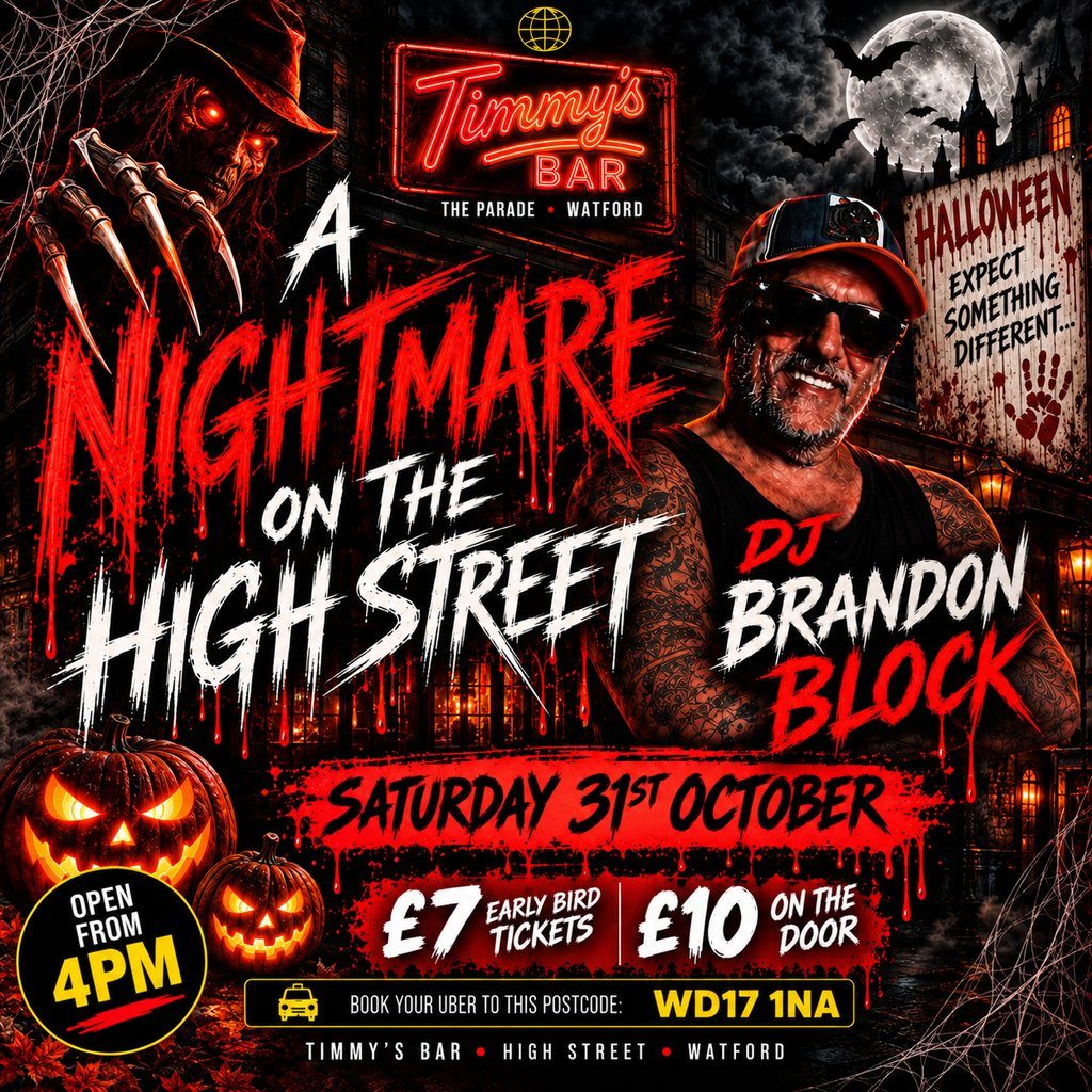 Flyer for A Nightmare On The High Street