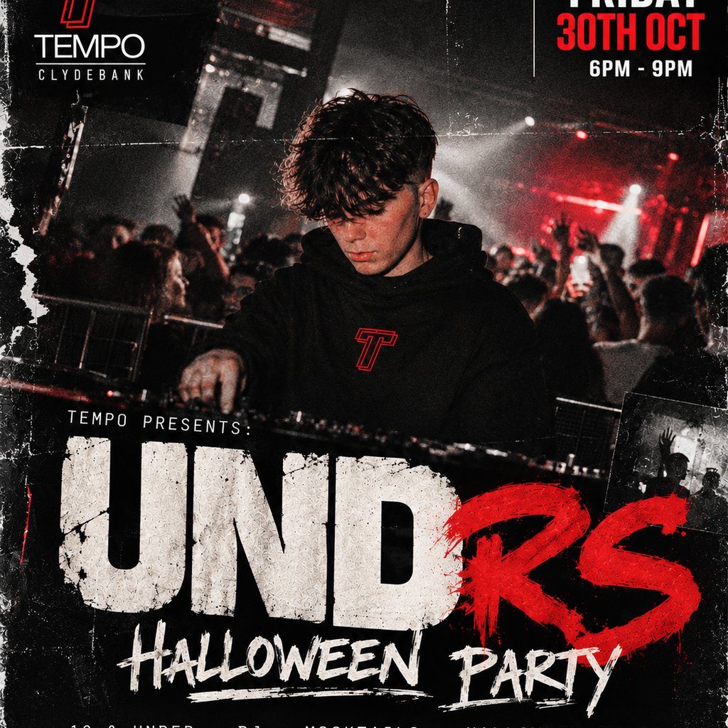 Flyer for Tempo Presents: UNDRS