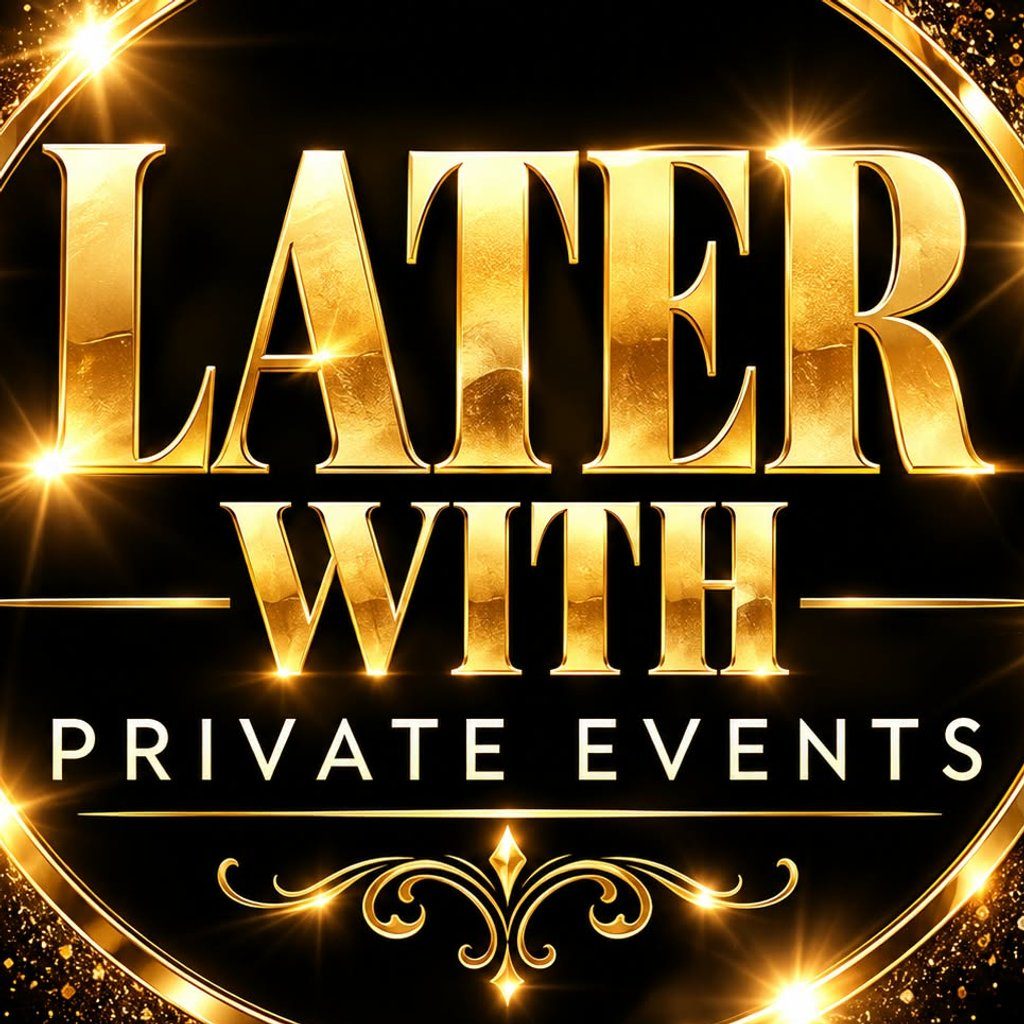 Flyer for Later With Events