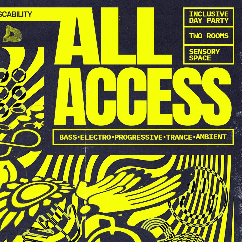 Flyer for DJ Club x Discability: ALL ACCESS