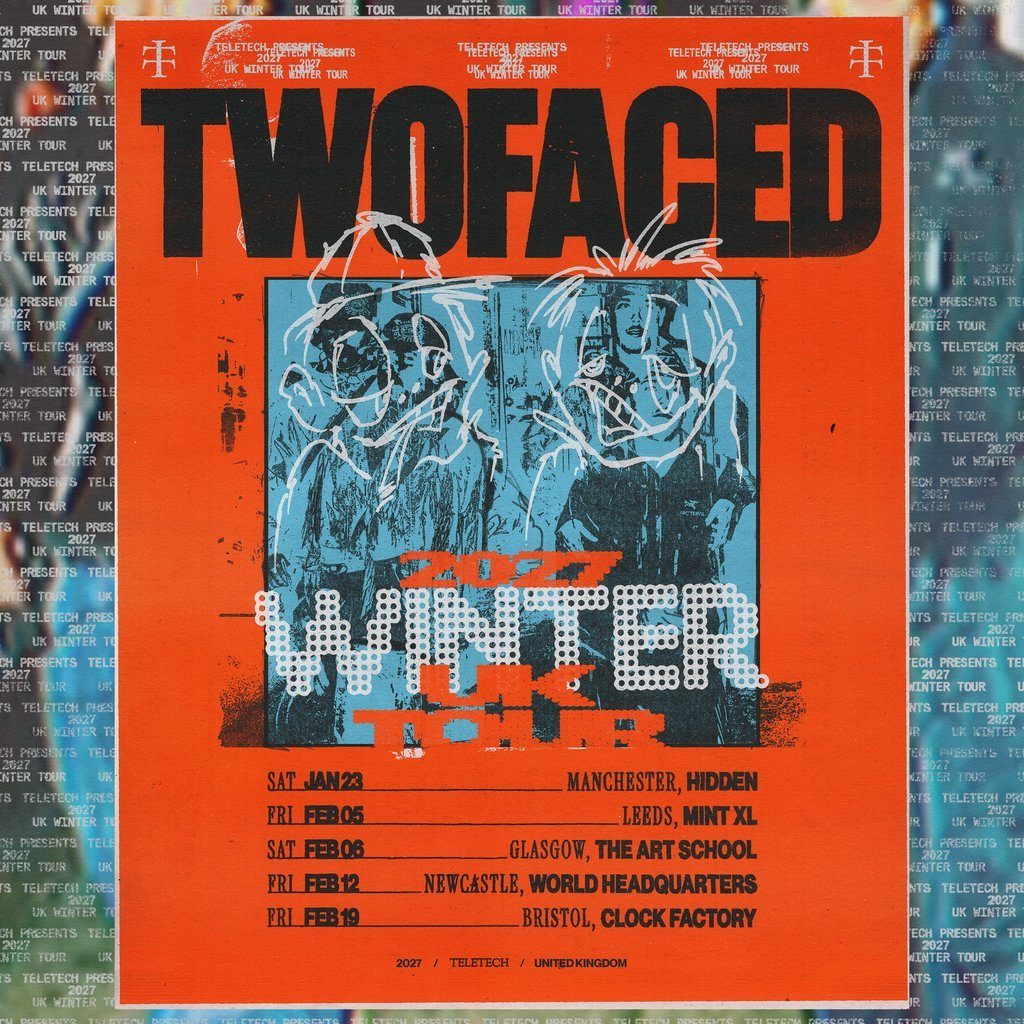 Flyer for TELETECH: TWOFACED TOUR [Manchester]